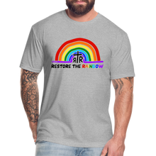 Load image into Gallery viewer, Fitted Cotton/Poly T-Shirt by Next Level - heather gray
