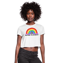 Load image into Gallery viewer, Women&#39;s Cropped T-Shirt - white
