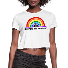 Load image into Gallery viewer, Women&#39;s Cropped T-Shirt - white
